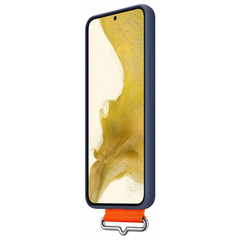 Samsung Galaxy S22+ Silicone with Strap Cover - Navy
