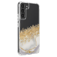 Case-Mate Karat Marble Case For Samsung Galaxy S22+ - White Marble