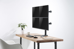 Brateck Quad Affordable Steel Articulating Monitor Stand (17