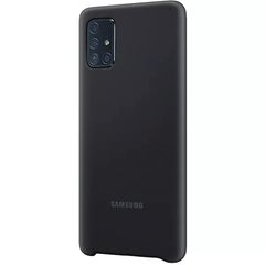 Samsung Galaxy A71 Silicone Cover - Black