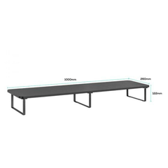 mbeat activiva Dual Monitor Riser - Black