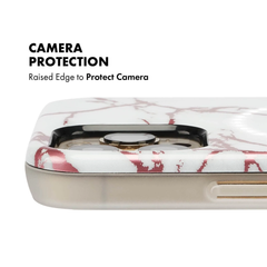 Case-Mate LuMee Halo Case For Apple iPhone 13/13 Pro 6.1- White/Pink