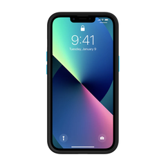 Incipio Optum Case For Apple iPhone 13 - Black/Electric Blue