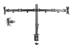 Brateck Double Joint Articulating Steel Dual Monitor Arm 13’’-32’’