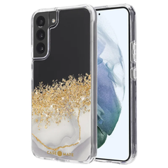 Case-Mate Karat Marble Case For Samsung Galaxy S22+ - White Marble