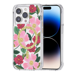 Case-Mate Rifle Paper Case For Apple iPhone 14 Pro - Rose Garden