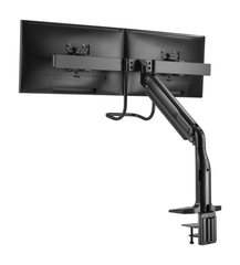 Brateck Dual Monitors Select Gas Spring Aluminum Monitor Arm - Black