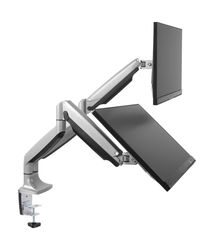 Brateck Dual Aluminum Counterbalanced Monitor Arm Mount 13