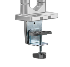 Brateck Pole-Mounted Epic Gas Spring Aluminum Dual Monitor Arm