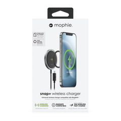 Mophie Snap+ 15W MagSafe Wireless Charger - Black