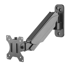 Brateck Single Screen Wall Mounted Gas Spring Monitor Arm 17