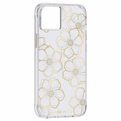 Case-Mate Floral Gems Case For Apple iPhone 14 Plus - Gold