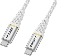 OtterBox Premium Cable USB-C to USB-C Fast Charge 1m - White