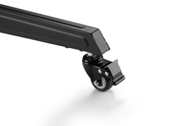 Brateck Compact Steel TV Cart With Top And Center Shelf - Black