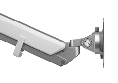 Brateck Pole-Mounted Epic Gas Spring Aluminum Dual Monitor Arm