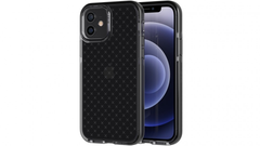 Tech21 Evo Check Case for iPhone 12/12 Pro - Smokey Black