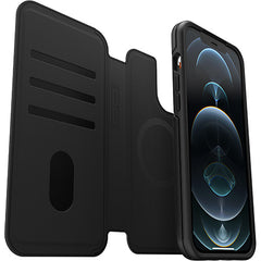 OtterBox Folio MagSafe Case For iPhone 12 Pro Max - Shadow Black