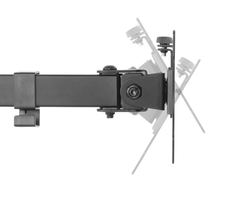 Brateck Double Joint Articulating Steel Dual Monitor Arm 13’’-32’’