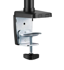 Brateck Heavy-Duty Aluminum Gas Spring Dual Monitor Arm - Black