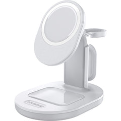OtterBox 3-in-1 Charging Station For MagSafe - White/Silver