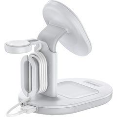 OtterBox 3-in-1 Charging Station For MagSafe - White/Silver