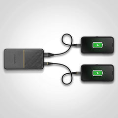 OtterBox Fast Charge Qi Wireless Power Bank 10,000mAh - Black