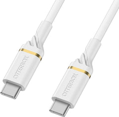 OtterBox USB-C to USB-C Fast Charge Cable 1M - Cloud Dust White