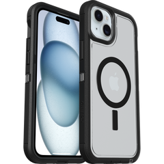 OtterBox Defender XT Case For iPhone 15 Plus - Clear/Black