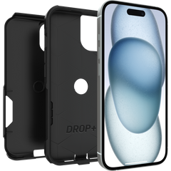 OtterBox Commuter Antimicrobial Case For iPhone 15 - Black