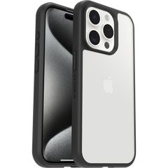 OtterBox React Case For iPhone 15 Pro - Clear/Black