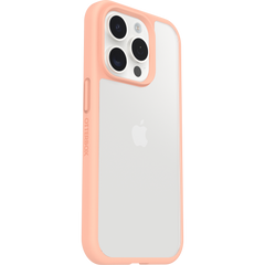 OtterBox React Case For iPhone 15 Pro - Clear/Peach