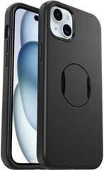 OtterBox OtterGrip Symmetry Case For iPhone 15 Plus - Black