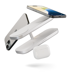 OtterBox 60W Zens Quattro Qi2 Wireless Charger Pro 4 - White