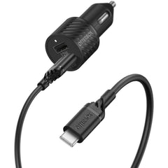 OtterBox USB-C to USB-A Car Charging Kit 24W - Black