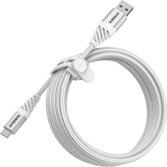 OtterBox Premium Cable USB-C to USB-A 1m - Cloud White