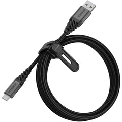 OtterBox Premium Cable USB-C to USB-A 2M - Dark Ash Black