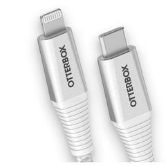 OtterBox Pro Fast Charge Lightning to USB-C Cable 2M - White