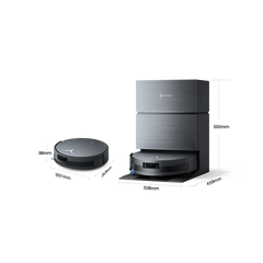 Ecovacs X11 Pro Omni Robot Vacuum & Mop - Black and Silver