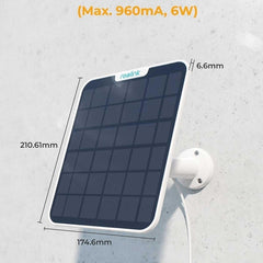 Reolink Solar Panel 2 for Security Cameras - White