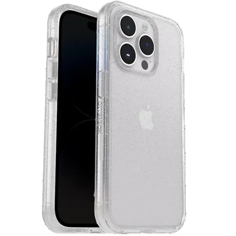 OtterBox Symmetry Clear Case For iPhone 15 - Stardust Clear