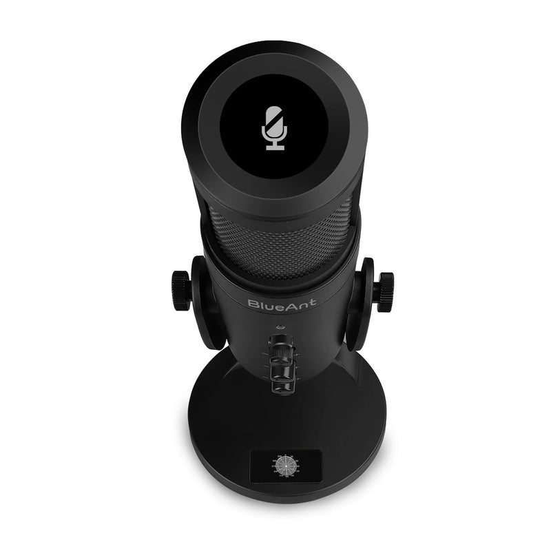 BlueAnt StreamX USB Microphone with LED Lights – Black