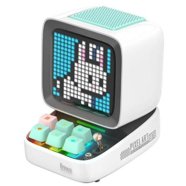 Divoom DITOO PRO Retro Pixelart 15-Watt Bluetooth Speaker - White