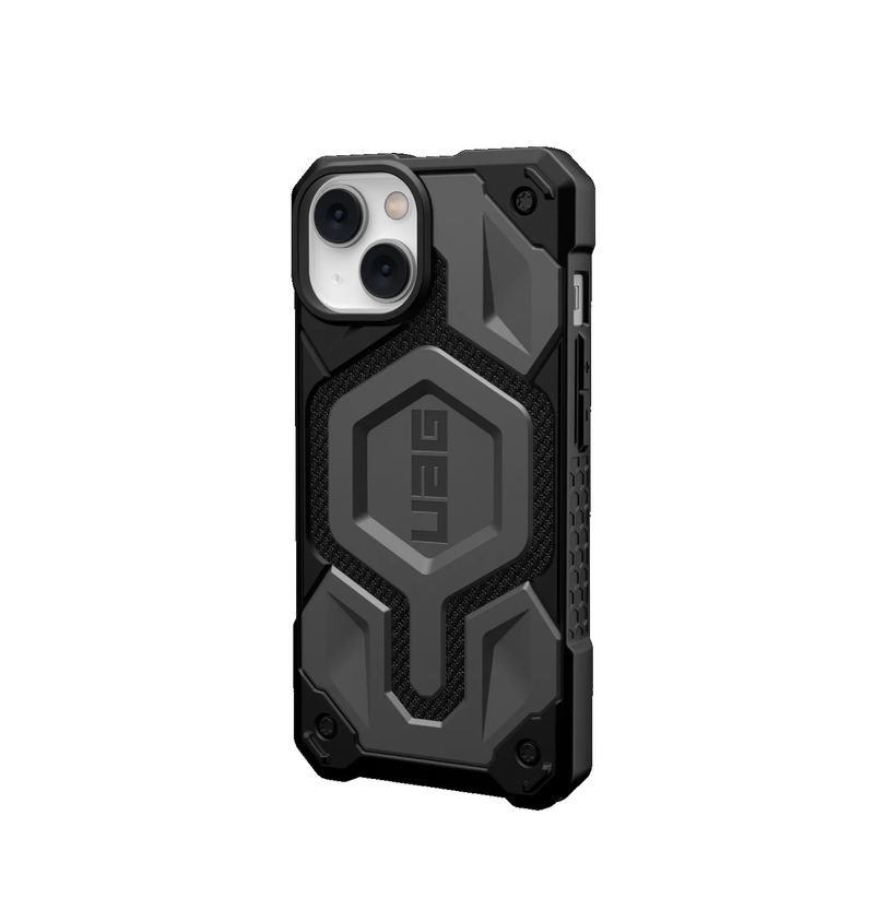 UAG Monarch Pro Case For iPhone 14 - Kevlar Silver