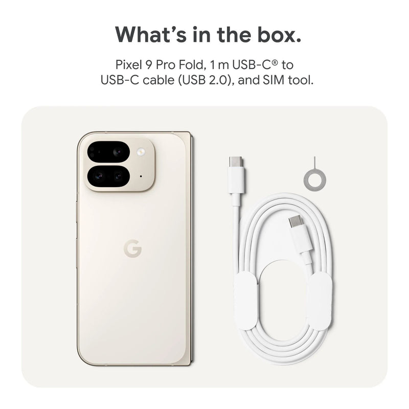 Google Pixel 9 Pro Fold 5G Dual SIM 256GB/16GB 8" - Porcelain