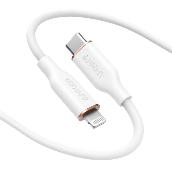 Anker Powerline Soft USB-C to Lightning 1.8 Meter - White