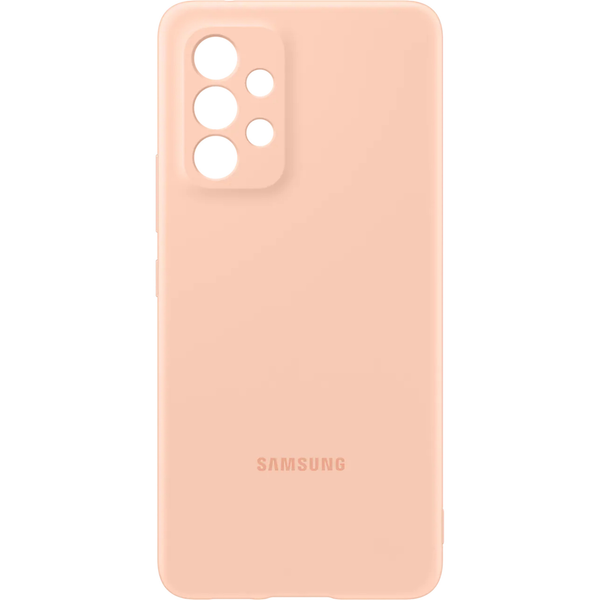 Samsung Silicon Cover For Galaxy A53 5G - Peach