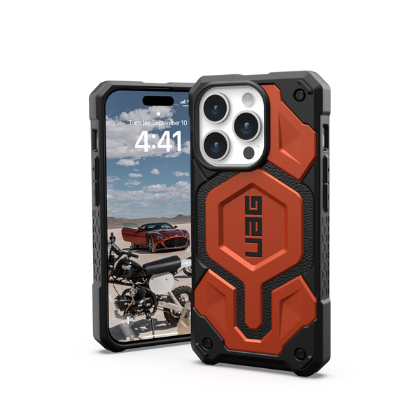 UAG Monarch Pro Magsafe Case For iPhone 15 Pro - Rust