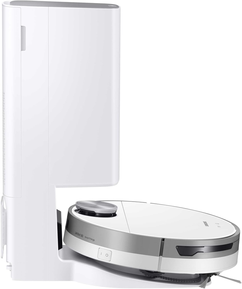 Samsung Bespoke Jet Bot AI + Robot Vacuum - White