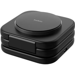 Belkin BoostCharge Pro Travel 3-in-1 Magnetic 15W Charging Pad w/ Qi2- Black