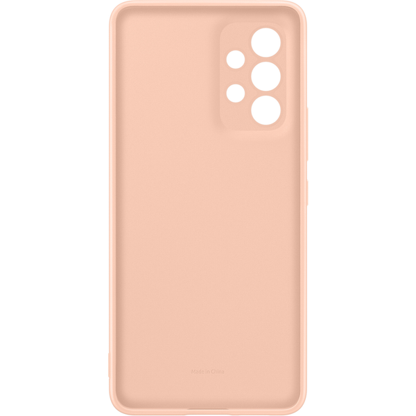 Samsung Silicon Cover For Galaxy A53 5G - Peach